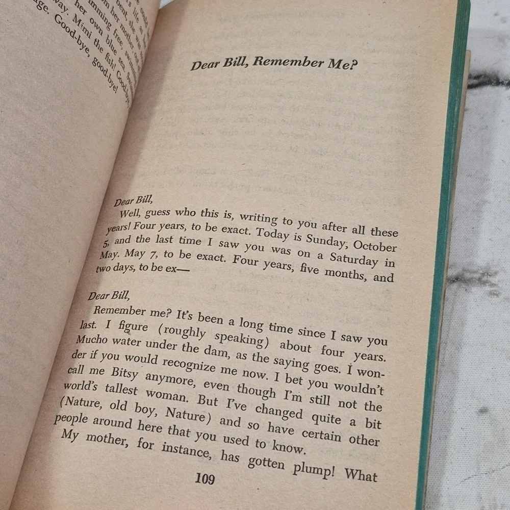 Dear Bill, Remember Me? And Other Stories by Mazer, Norma Fox Vtg PB 1978